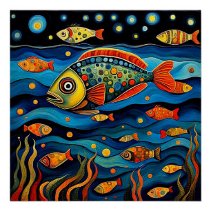 Póster Peixe Noturno