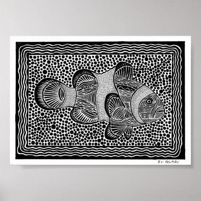 Póster Peixe-Palha (Frente)