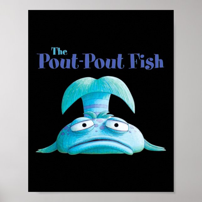 Poster Peixe Pout Pot Pescador Divertido Amante Da Pesca  (Frente)