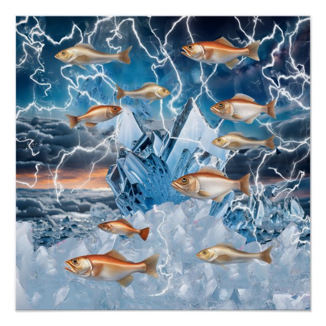 Póster Peixe-Relâmpago (Frente)