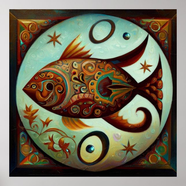 Poster Peixes 12 (Frente)