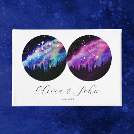 Poster Peixes Aquários Casais Personalizados Horoscópio