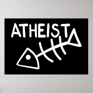 Póster Peixes ateus