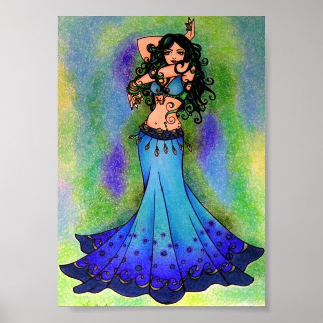 Poster Peixes Belly Dancer (Frente)
