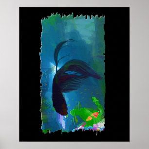 Póster Peixes de combate Siamese