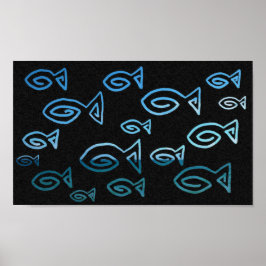 Póster Peixes do Mar e do Céu