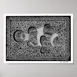 Póster Peixes do palhaço