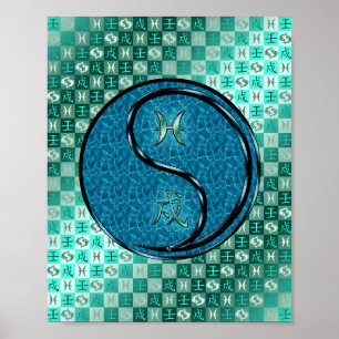 Poster Peixes e Cão de Água