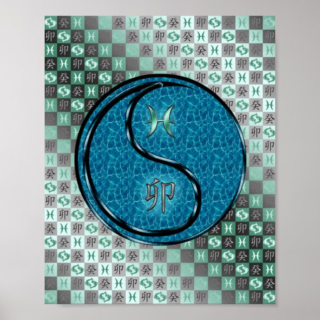 Poster Peixes e Coelho da Água (Frente)