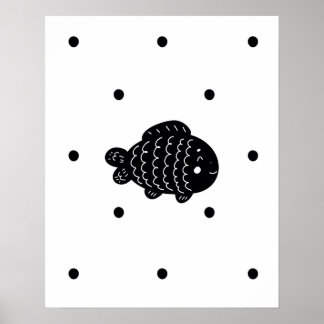 Poster Peixes e setas modernos