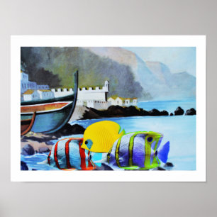Poster Peixes tropicais na Madeira