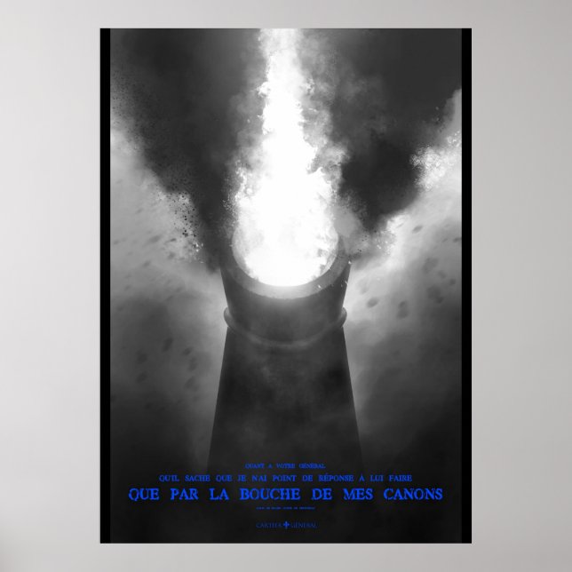 Póster Pela boca dos meus canhões (Frente)