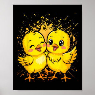 Poster Pela Galinha Frango Fazendeiro Fazendeira 
