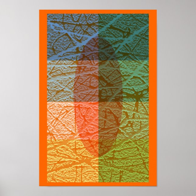 Póster Pele Colorida (Frente)