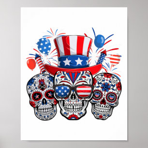 Poster Pele de Açúcar Esfria Fogos de Artifício Bandeira