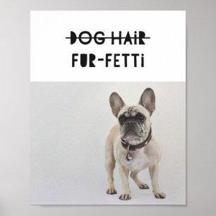 Poster Pele De Cão Pele-Fetti Foto Personalizada Frenchie