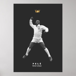 Poster Pelé minimalista - 1940-2022