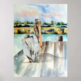 Poster Pelicano com atitude