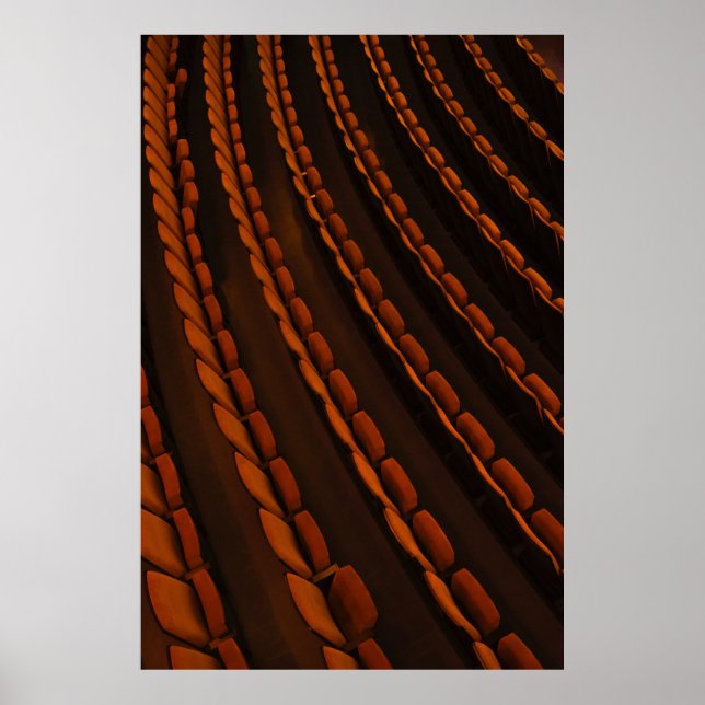 Poster Película de cadeiras amarelas (Frente)