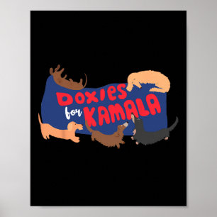 Poster Pelo Harris Vote Kamala Harris Pelo Presidente Dog