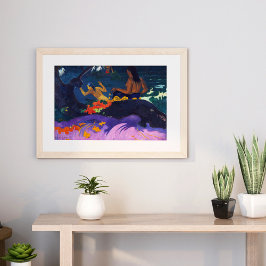 Poster Pelo mar, Paul Gauguin