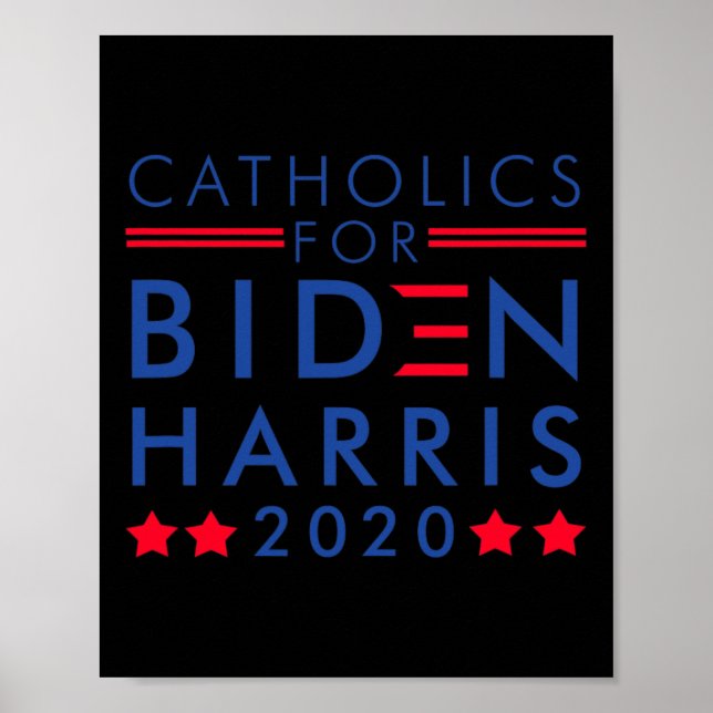 Poster Pelo Presente Da Campanha Eleitoral De Biden Harri (Frente)