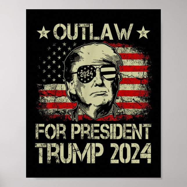 Poster Pelo Presidente Trump 2024 (Frente)