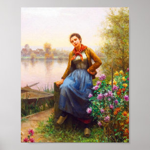 Poster Pelo rio de Daniel Ridgway Knight
