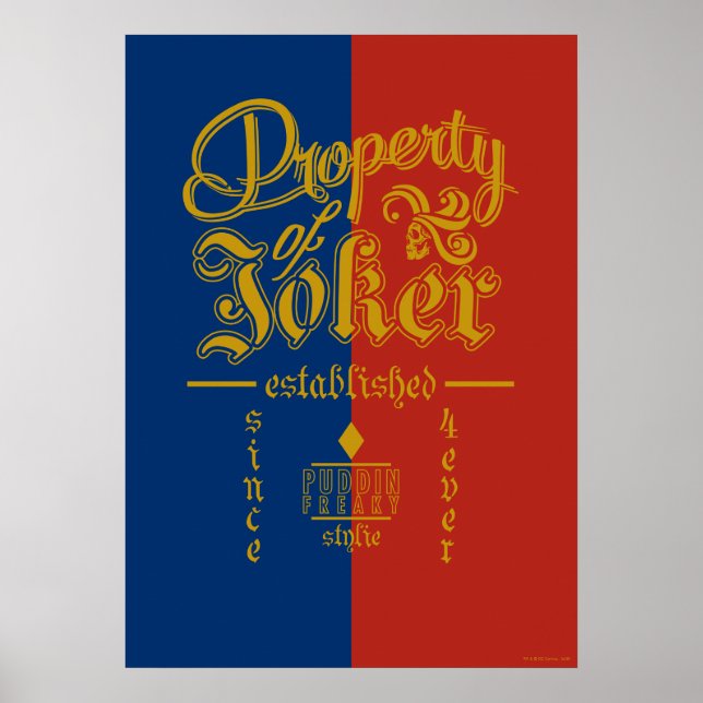 Póster Pelotão do suicídio | Puddin Freaky (Frente)