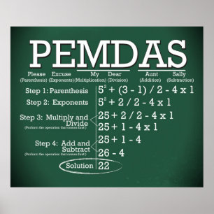 Poster PEMDAS *Atualizado*
