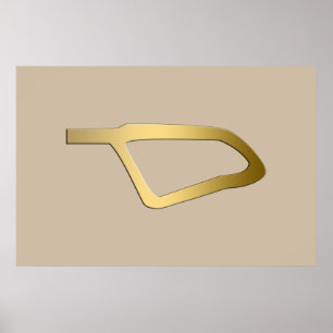 Póster Pena de Matat - Símbolo egípcio