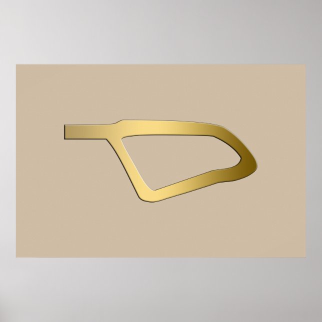 Póster Pena de Matat - Símbolo egípcio (Frente)