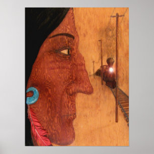 Póster Pena vermelha