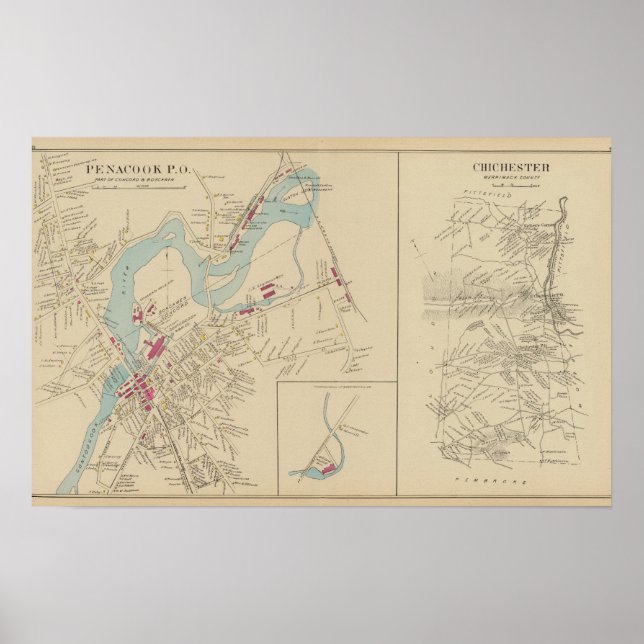Póster Penacook PO Chichester (Frente)