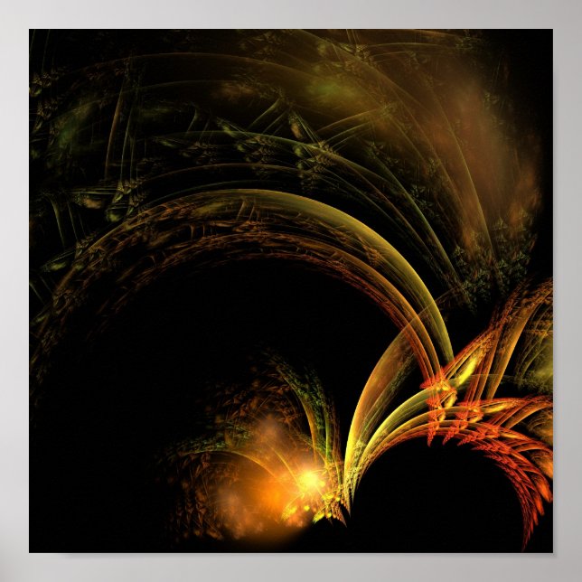 Póster penas de ouro e fogo (Frente)