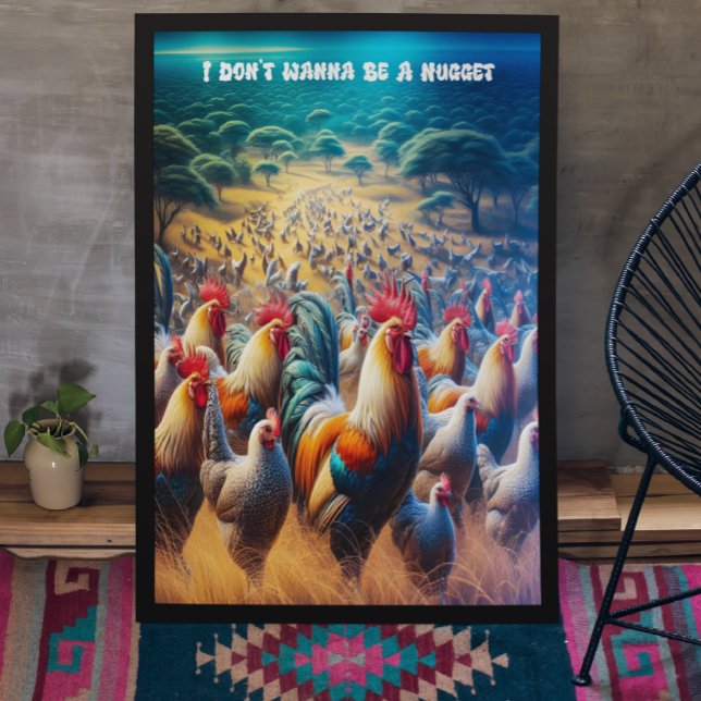 Poster Penas na brisa (Criador carregado)