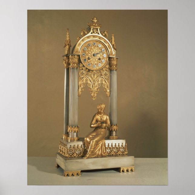 Poster Pendule de Paris, c.1830 (Frente)
