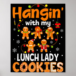 Poster Pendurado Com Meus Biscoitos de Natal da Senhora d