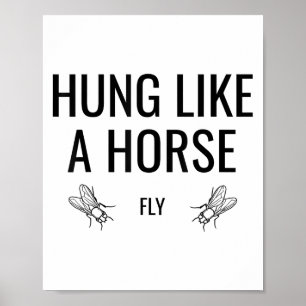 Poster Pendurado Como Uma Mosca De Cavalo - Mosca De Cava