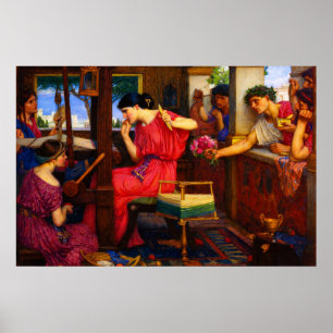 Poster Penelope e os Pretendentes por Waterhouse
