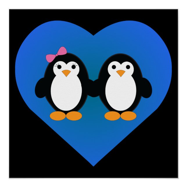 Póster Penguin Love (Frente)