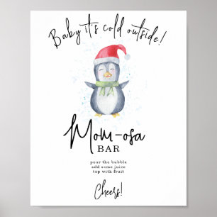 Poster Penguin - mamãe-osa bar