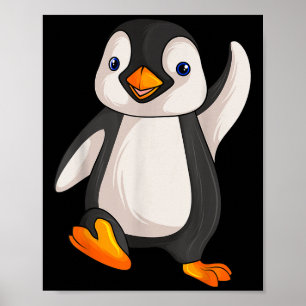 Poster Penguin Roupa S Uni-adultos Crianças B