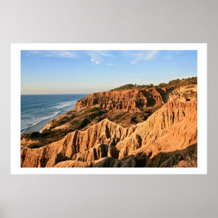 Póster Penhascos da areia em pinhos de Torrey