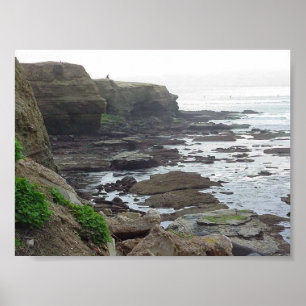 Póster Penhascos do oceano de Tidepools