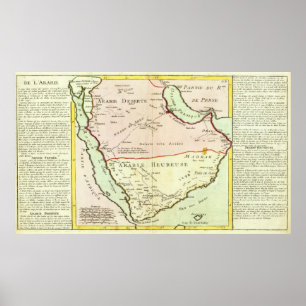 Poster Península árabe, Arábia Saudita
