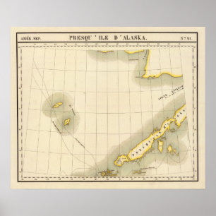 Poster Península de Alaska