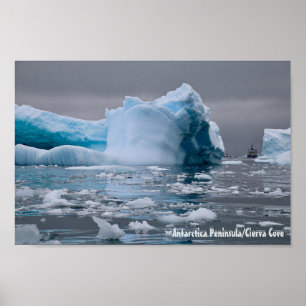 Poster Península de Cova Cierva, Antártica