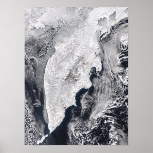 Poster Península de Kamchatka, Rússia Oriental