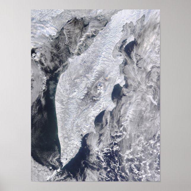 Póster Península de Kamchatka, Rússia Oriental 2 (Frente)